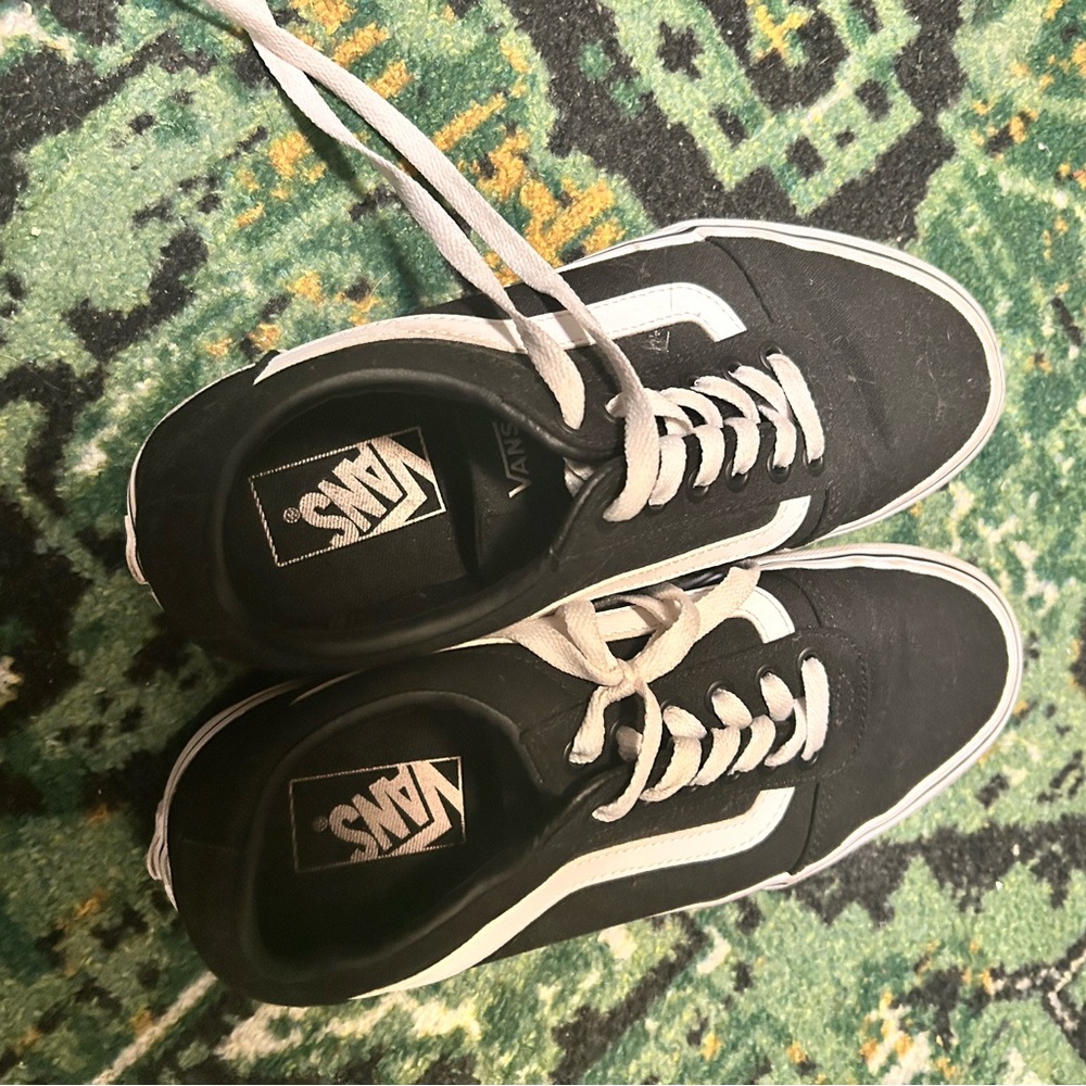 Vans Classic Black and White Low-Tops